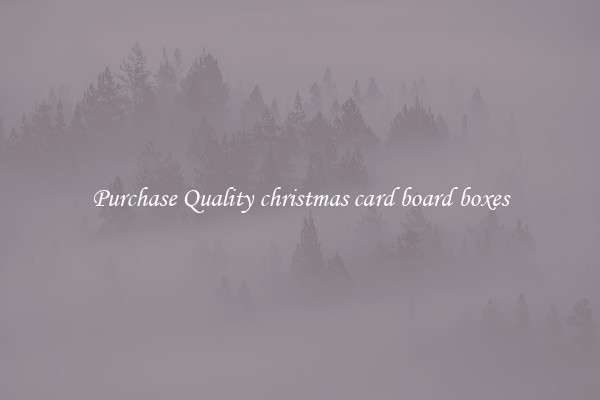 Purchase Quality christmas card board boxes