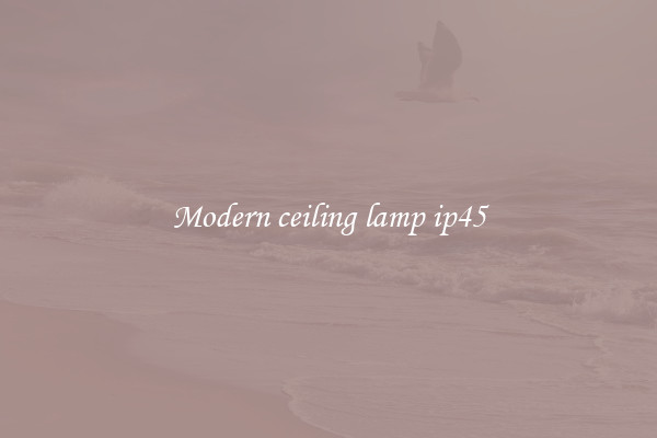 Modern ceiling lamp ip45