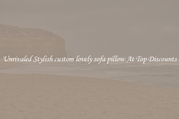 Unrivaled Stylish custom lovely sofa pillow At Top Discounts
